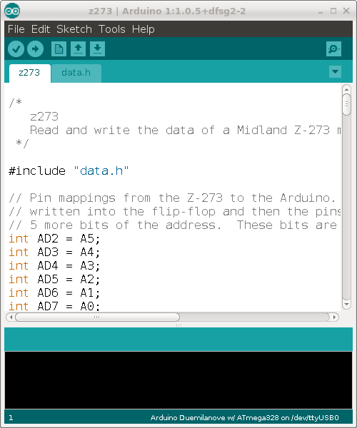 Arduino environment